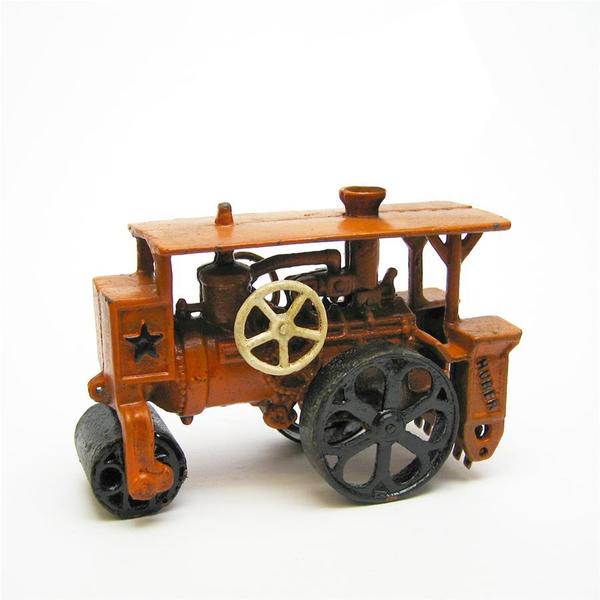 Design Toscano Steam Roller Replica Cast Iron Farm Toy Tractor SP00246